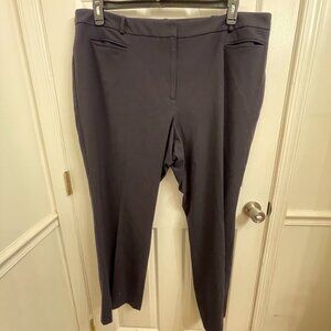 Talbots Heritage Stretch Navy Dress Pants Slacks Career Office size 24W